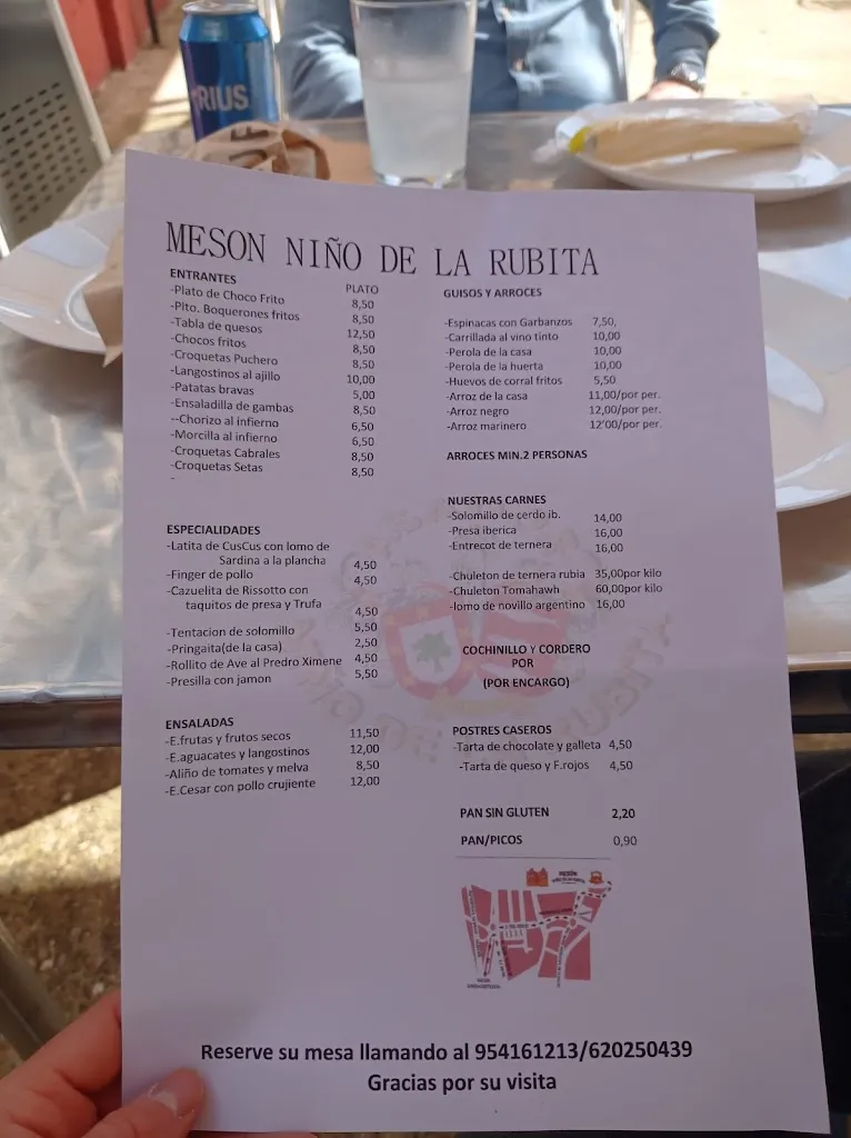 Menu_MESON EL NIÑO DE LA RUBITA_Valencina de la Concepción_image_3