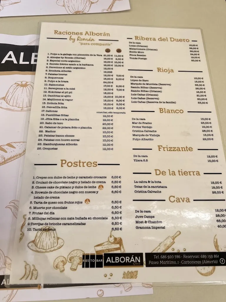 Menu_Restobar Alborán by Roman_Carboneras_image_1