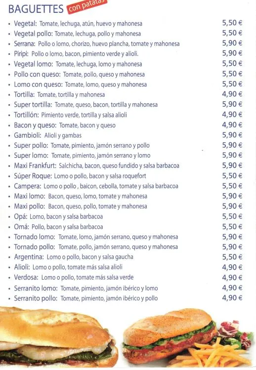 Menü_La Churreria_Villamanrique de la Condesa_Bild_3