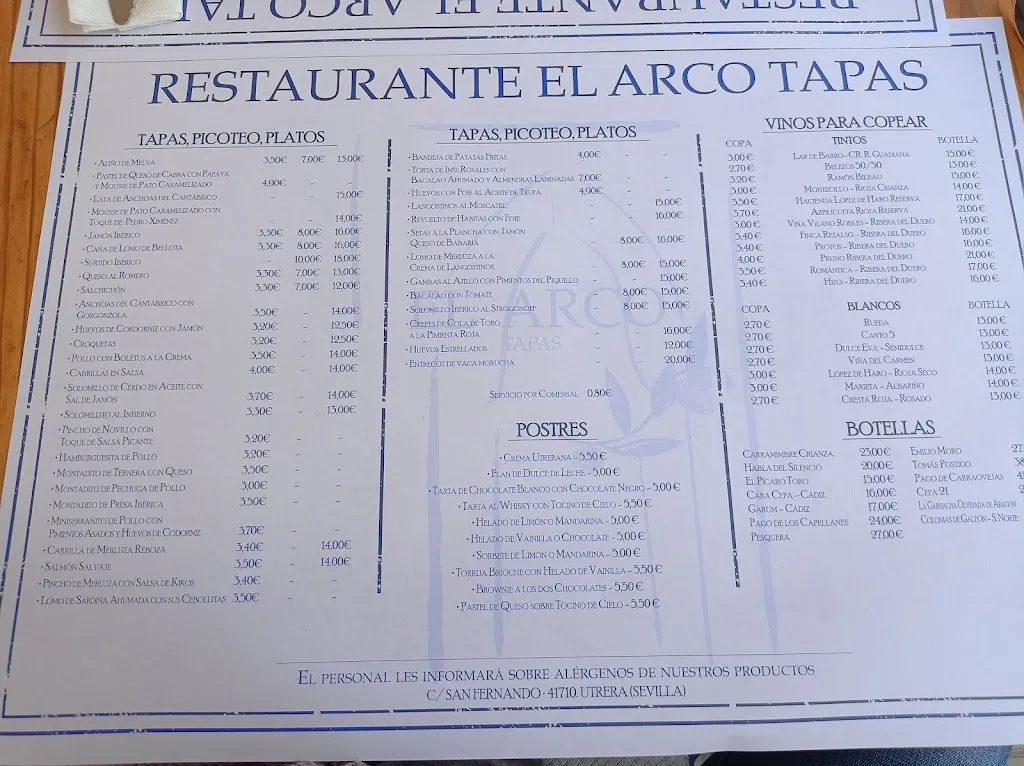 Menu_Restaurante El Arco_Utrera_image_4