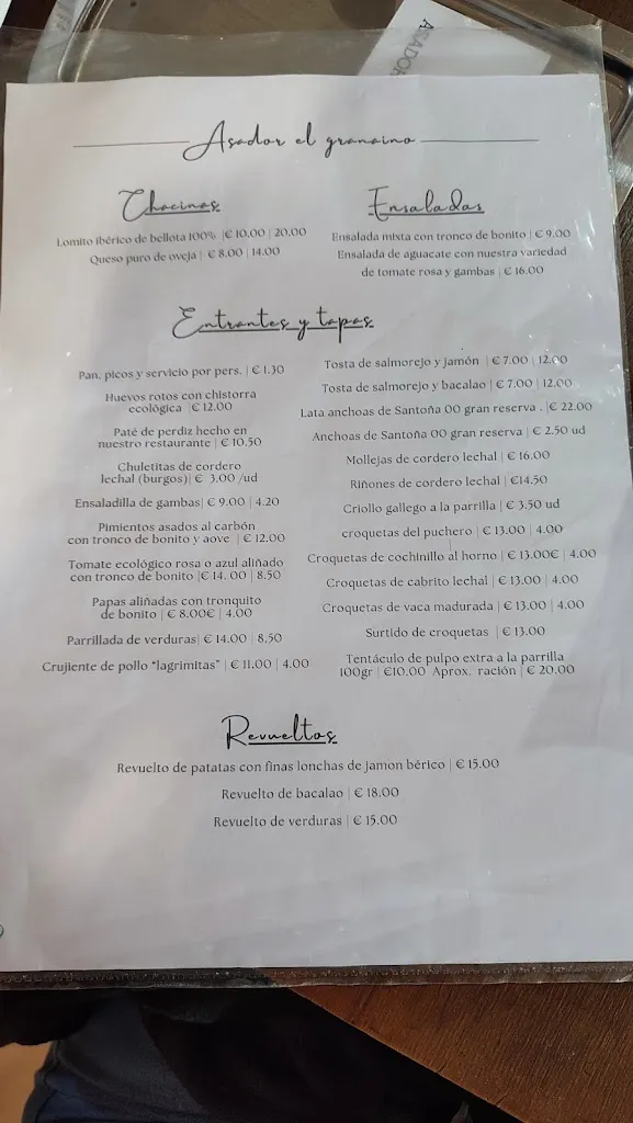 Menu_Asador El Granaino_Utrera_image_1