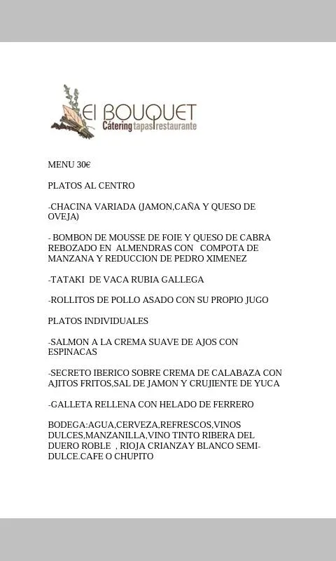 Menu_Restaurante en Utrera El Bouquet_Utrera_immagine_3