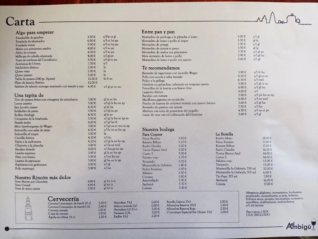 Menu_Bar El Ambigú_Utrera_image_1