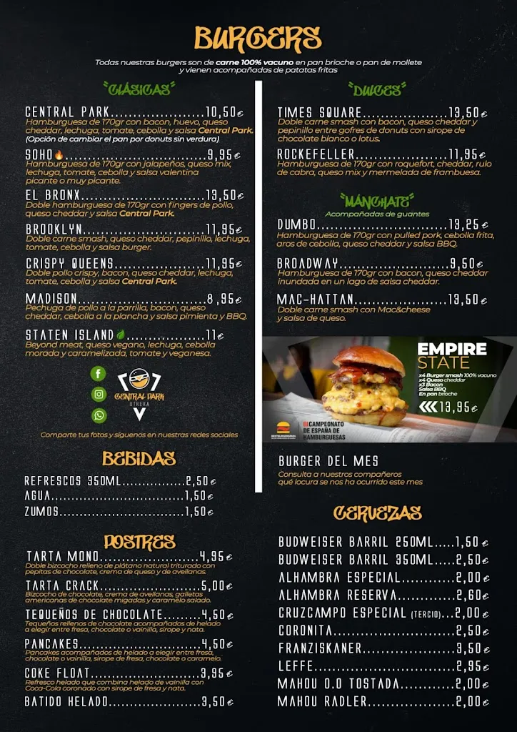 Menu_Central Park Utrera_Utrera_image_1