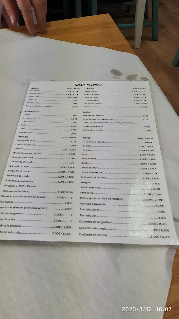 Menu_Bar Casa Picholi_Utrera_image_1