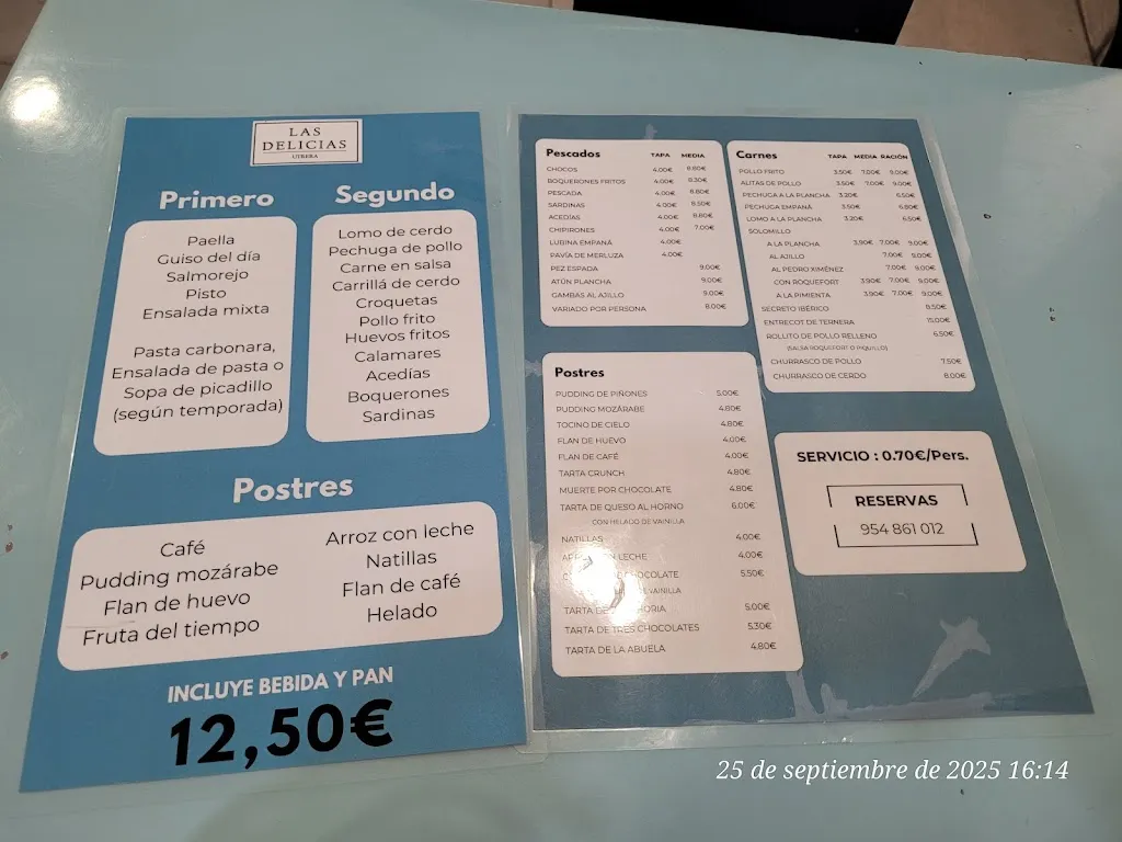 Menu_Bar Las Delicias_Utrera_immagine_1