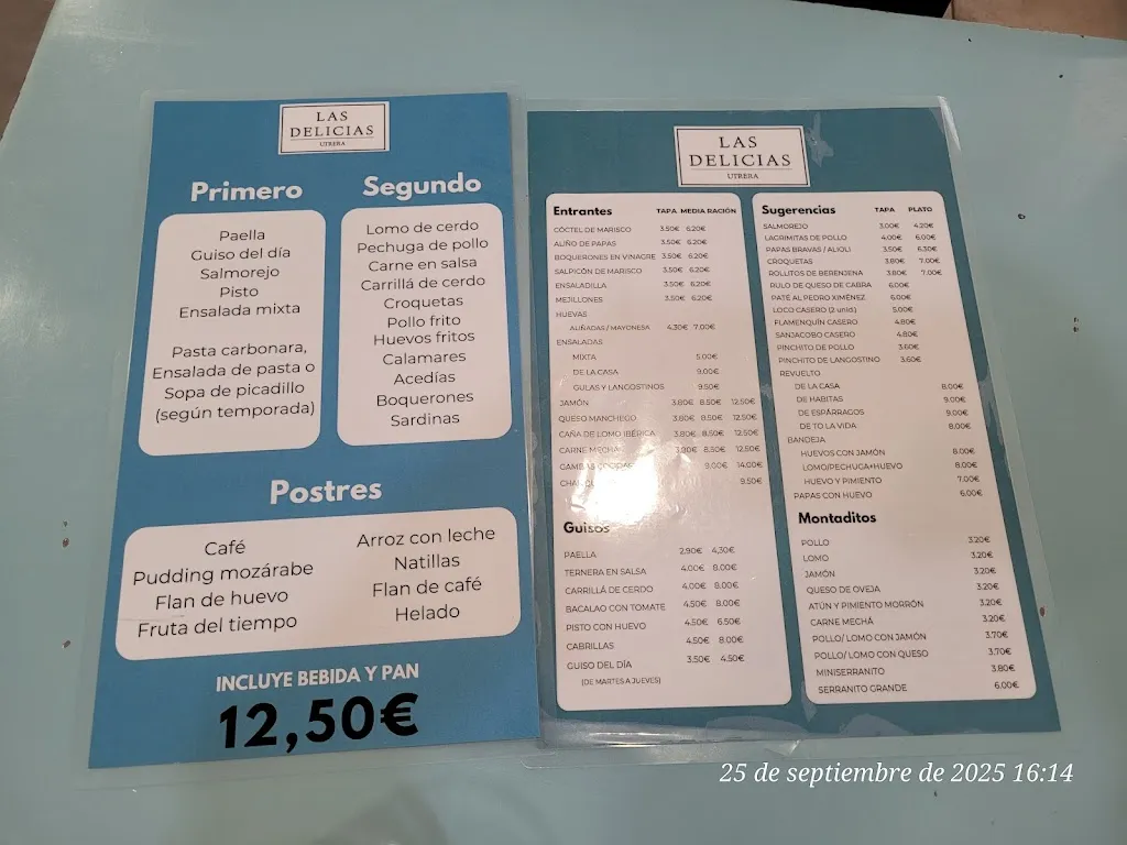 Menu_Bar Las Delicias_Utrera_immagine_2