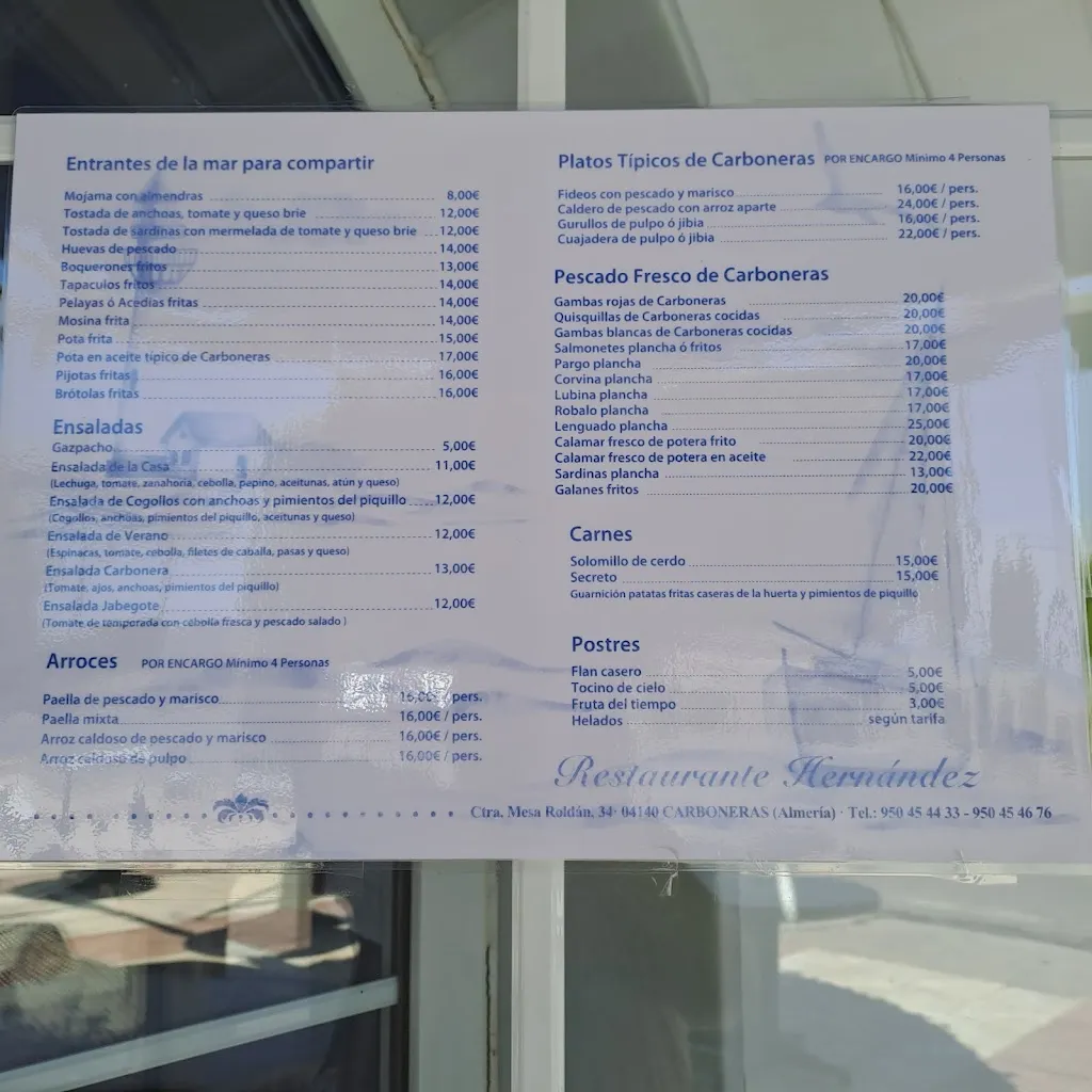 Menu_Bar Restaurante Hernandez_Carboneras_image_4