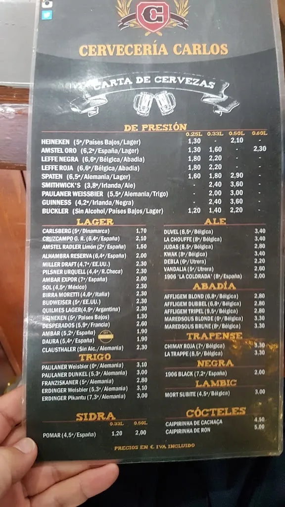 Menu_Cervecería Carlos_Utrera_immagine_4