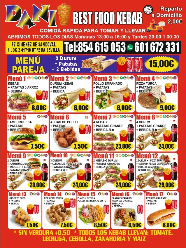 Menu_Restaurante Dani Best Kebab_Utrera_image_2