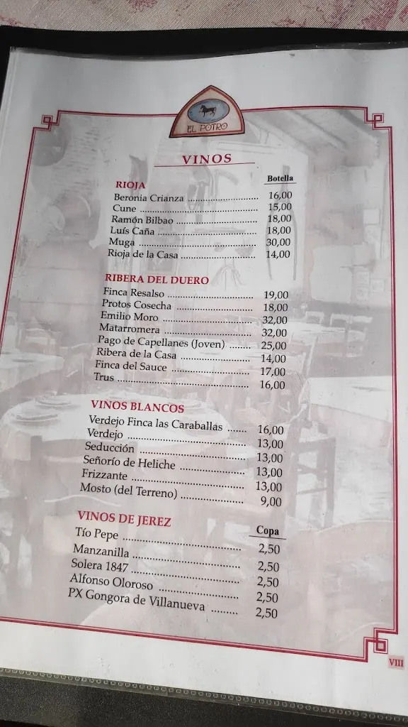 Menu_El Potro | Restaurante Bodega de José León_Villanueva del Ariscal_image_1