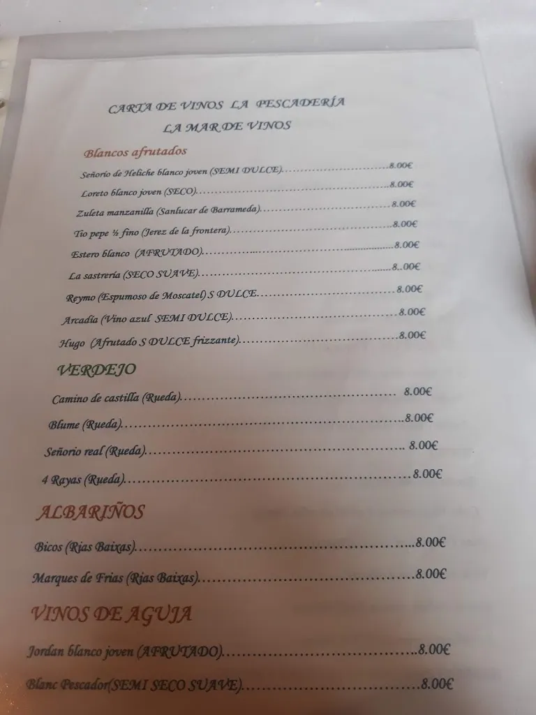 Menu_Restaurante La Pescadería_Villanueva del Ariscal_image_2