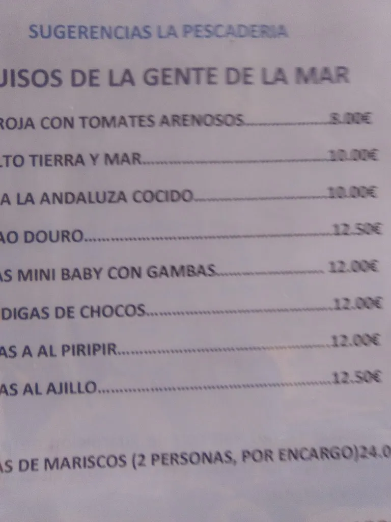 Menu_Restaurante La Pescadería_Villanueva del Ariscal_image_3