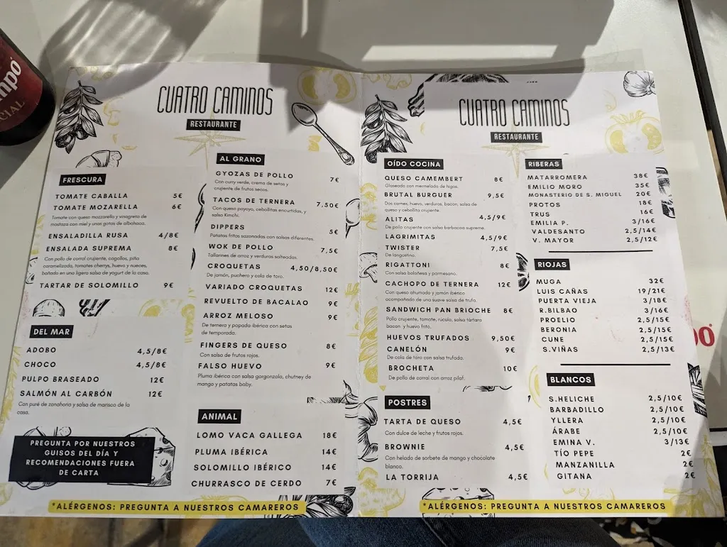 Menu_Venta Cuatrocaminos_Villanueva del Ariscal_image_3