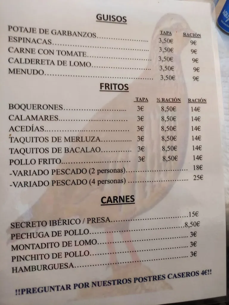 Menu_Restaurante La Perdiz_Villanueva del Ariscal_immagine_2