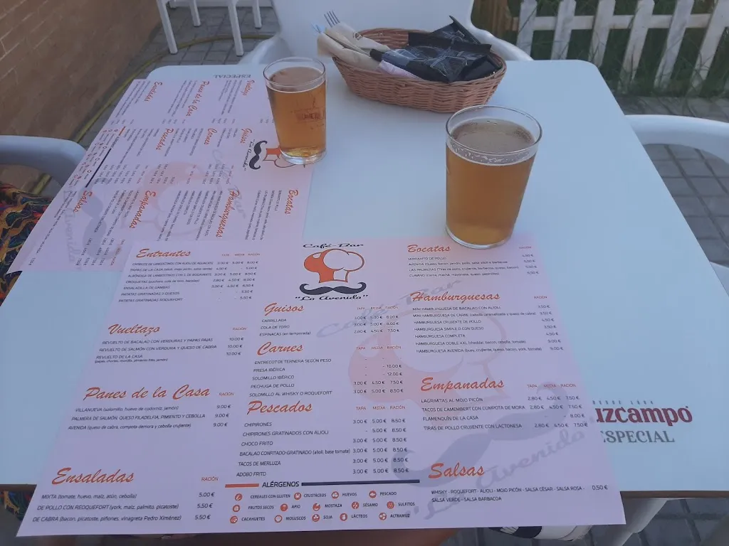 Menu_Bar Avenida_Villanueva del Ariscal_image_1