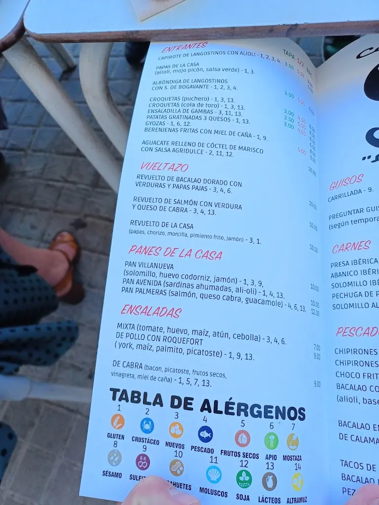 Menu_Bar Avenida_Villanueva del Ariscal_image_2
