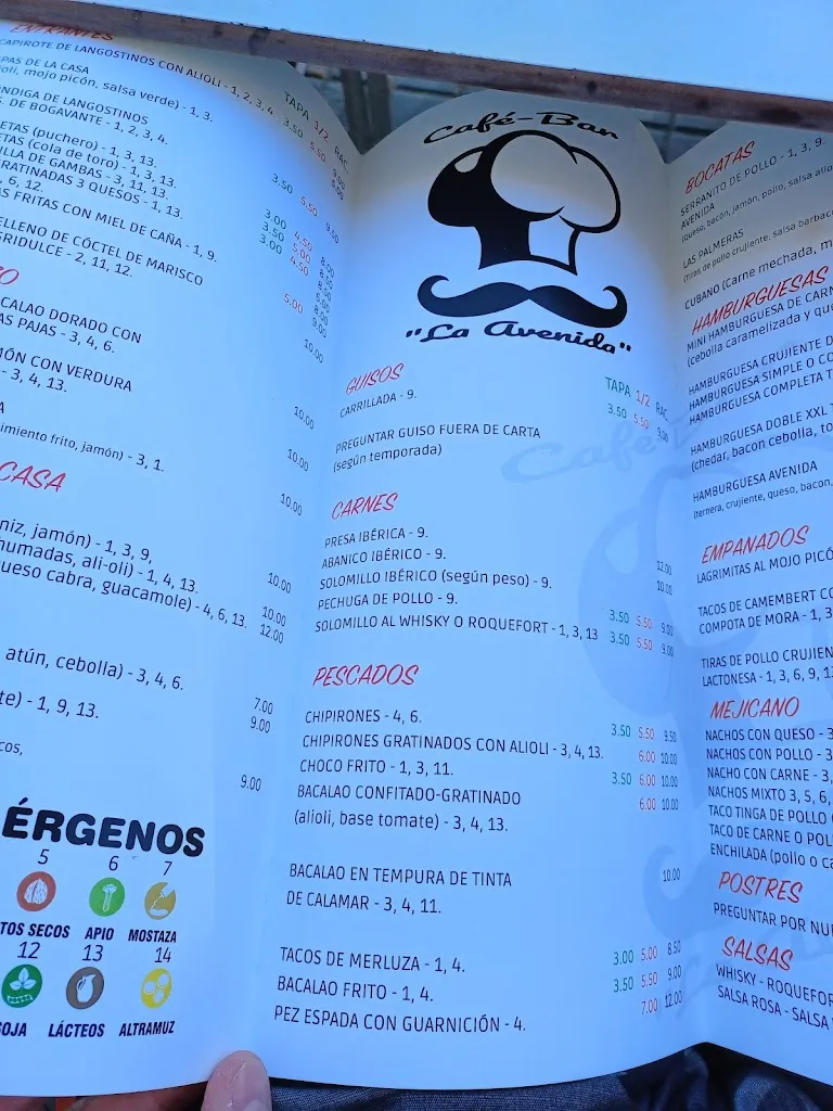 Menu_Bar Avenida_Villanueva del Ariscal_image_3