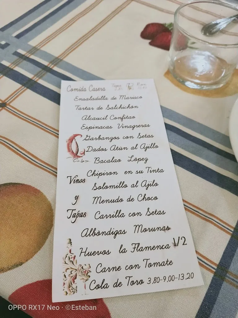 Menu_Casa Lopez Villanueva_Villanueva del Ariscal_image_1