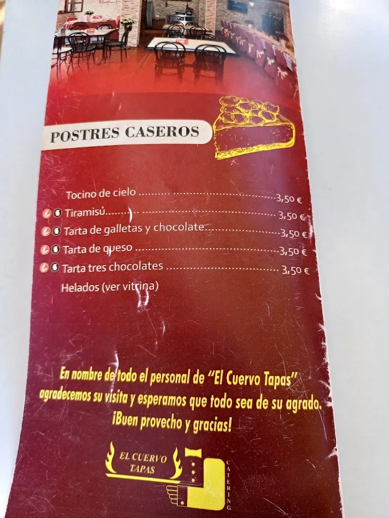 Menu_Bar El Cuervo Tapas_Villanueva del Ariscal_image_4