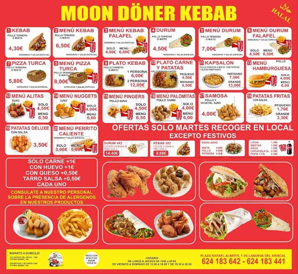 Menu_MOON KEBAB VILLANUEVA_Villanueva del Ariscal_image_2