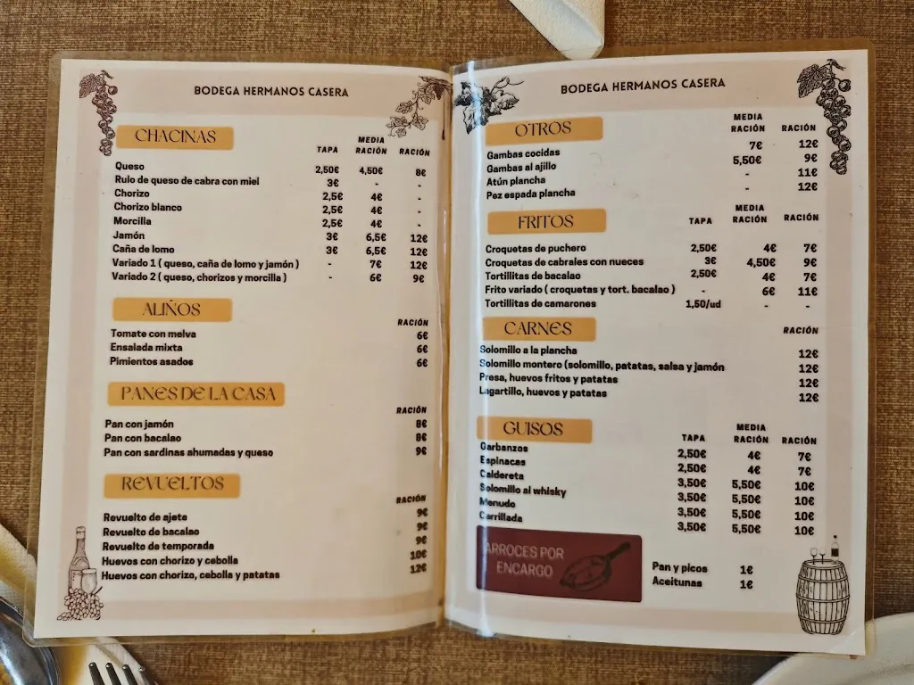 Menu_Restaurante Hermanos Casera_Villanueva del Ariscal_immagine_2