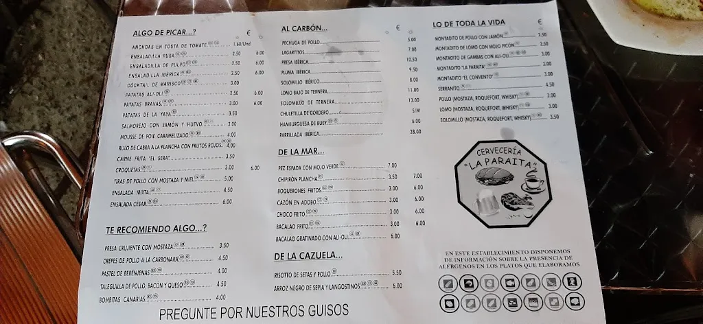 Menu_Cervecería 