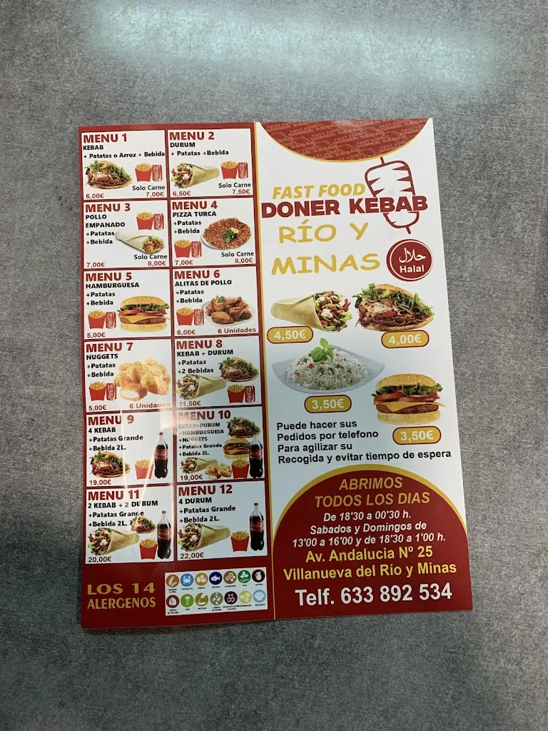 Menu_Doner Kebab Río Y Minas_Villanueva del Río y Minas_immagine_4