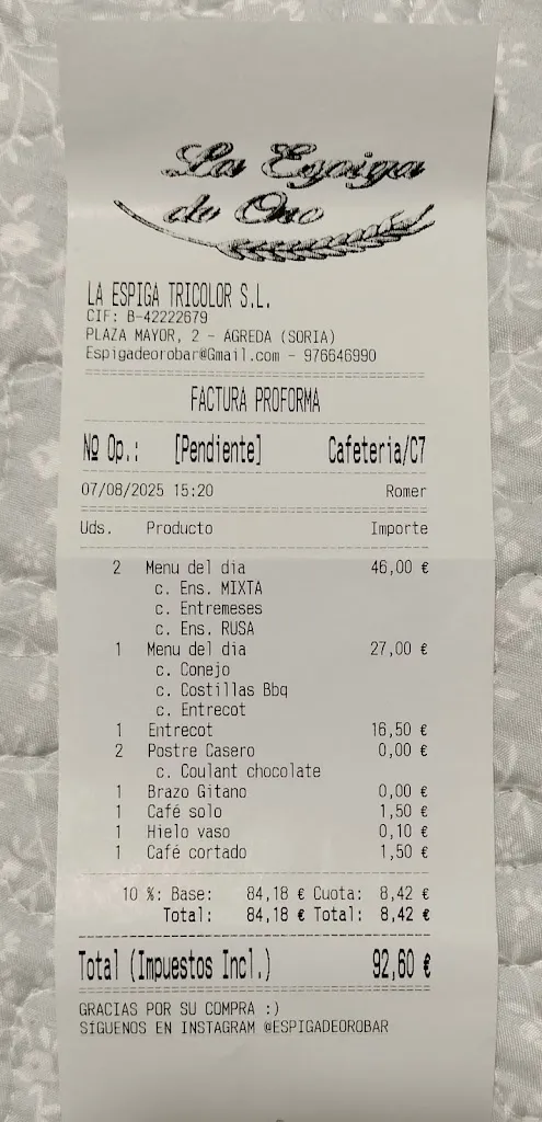 Montse Lozano_La Espiga De Oro_Ágreda_recensione