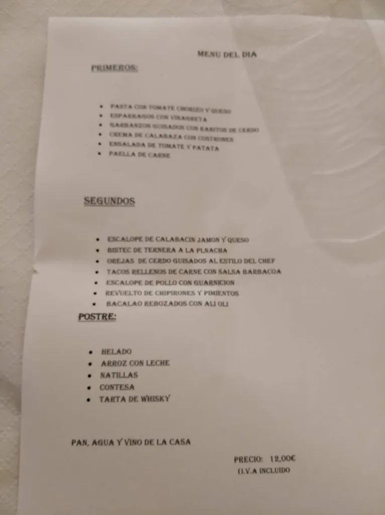 Menu_restaurante Sinagoga_Ágreda_immagine_1