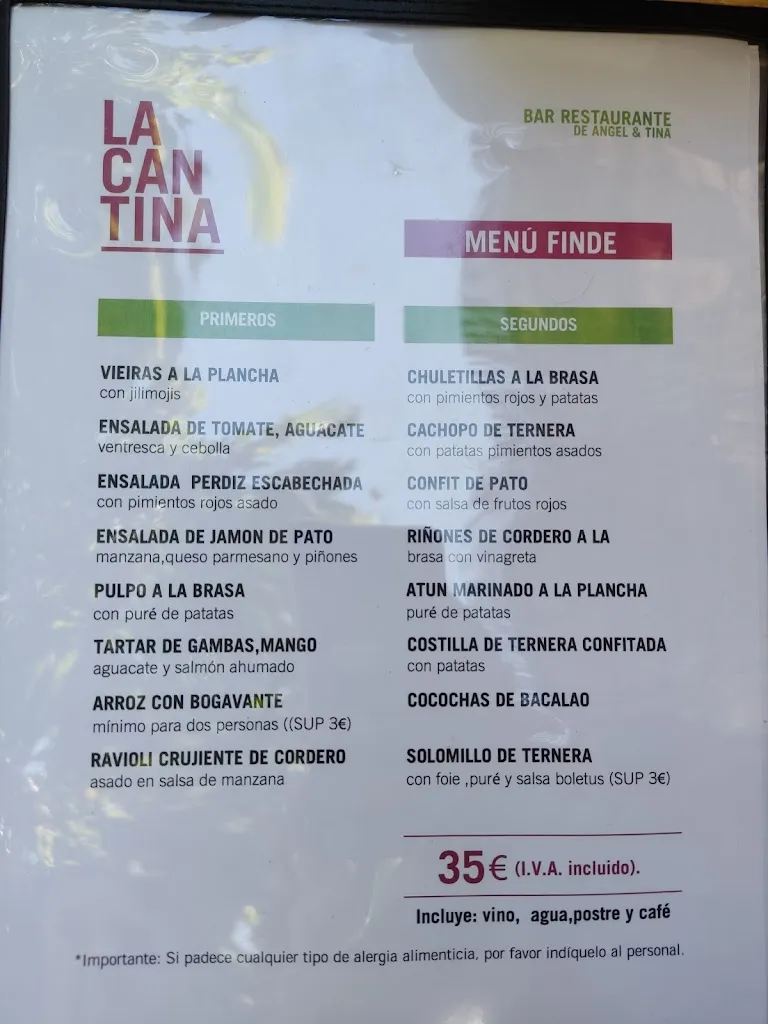 Menu_La Cantina Bar Restaurante de Ángel & Tina_Alconaba_image_3