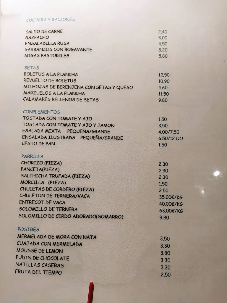 Menu_Mesón El Hachero_Abejar_image_1