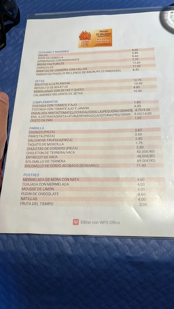 Menu_Mesón El Hachero_Abejar_image_2