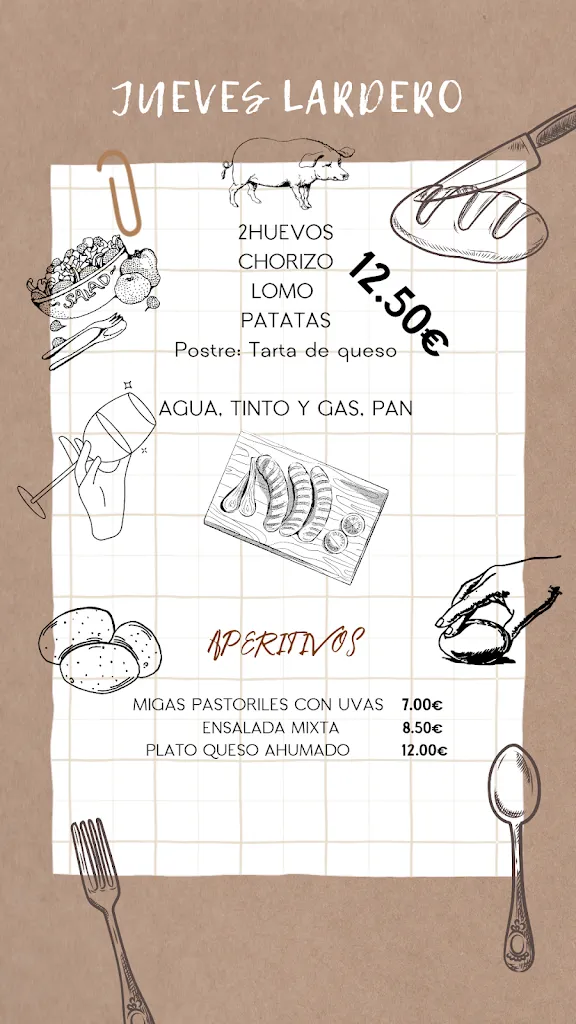 Menu_Bar Restaurante El Quartelillo_Aldealafuente_image_2