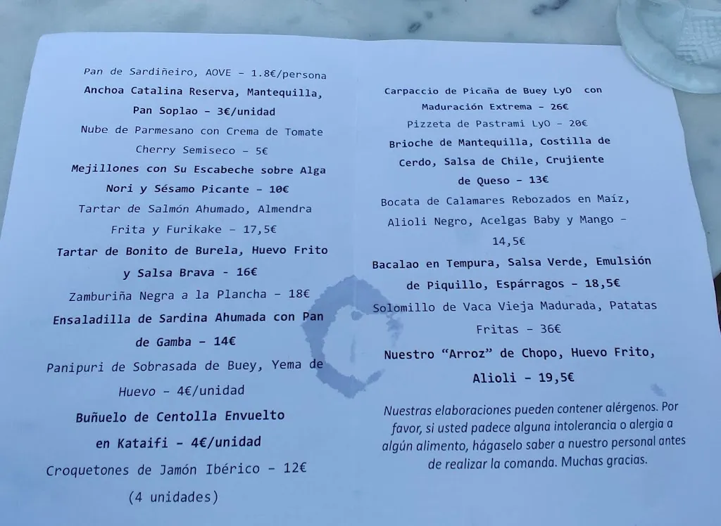 Menu_Restaurante CuatroPerras_Corcubión_immagine_1