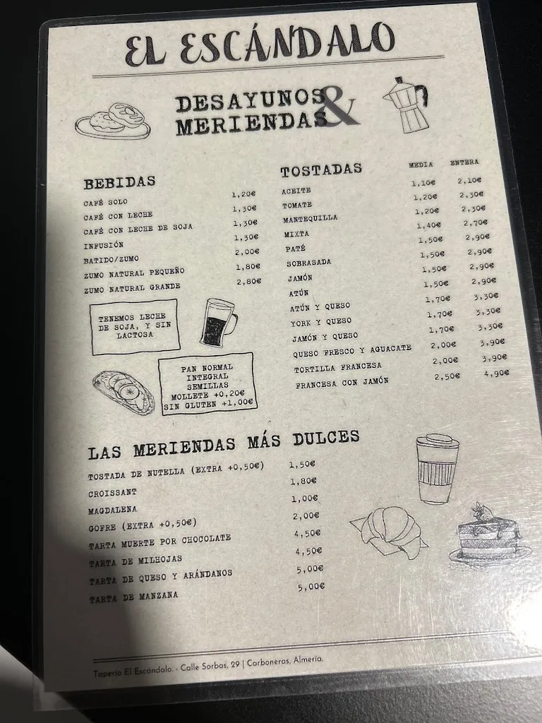 Menu_Tapería 