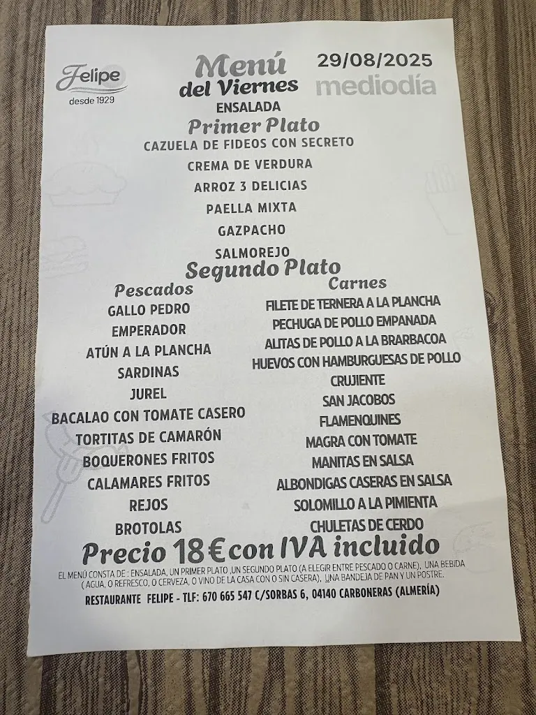 Menu_Restaurante Felipe_Carboneras_image_1