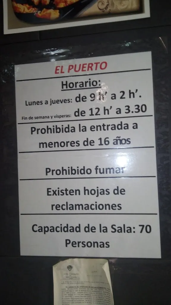 Menu_Bar Restaurante El Puerto_Almazul_image_1