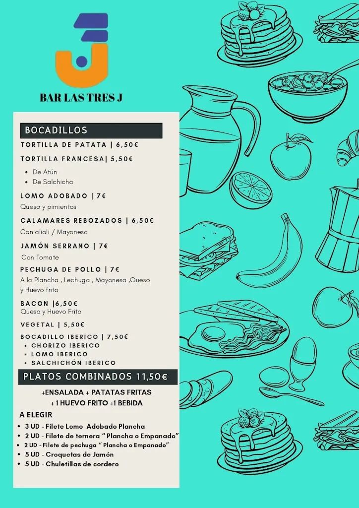 Menu_Las Tres J J J_Almazán_image_2