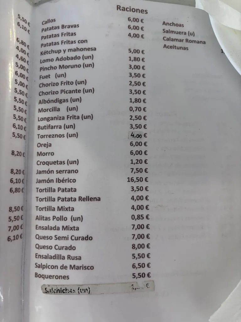 Menu_Cafeteria La Ladera_Arcos de Jalón_image_1