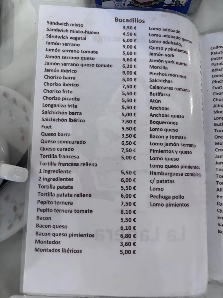 Menu_Cafeteria La Ladera_Arcos de Jalón_image_3