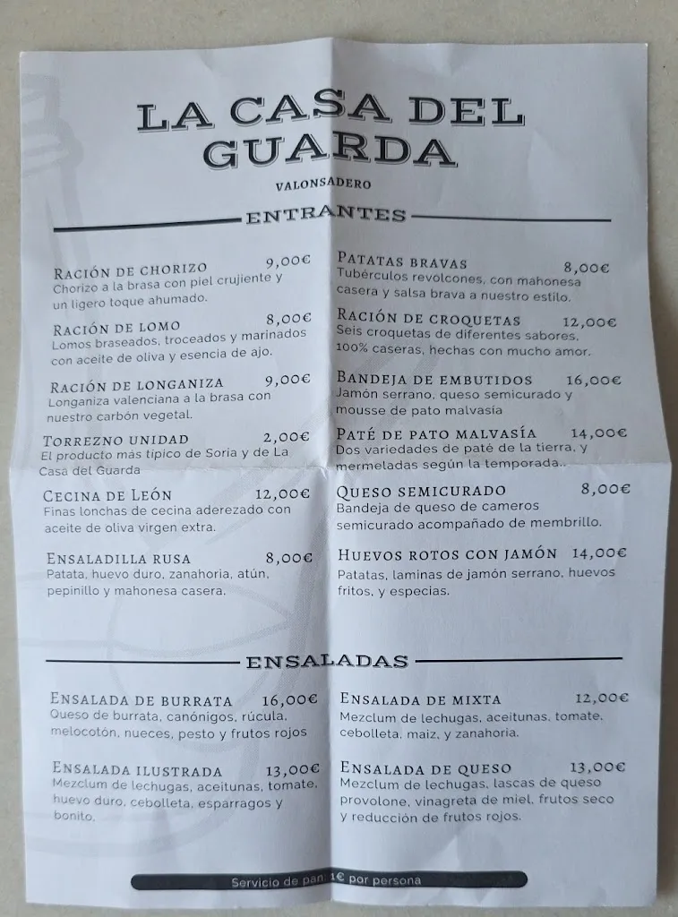 Menu_Restaurante Casa del Guarda_Ausejo de la Sierra_image_3