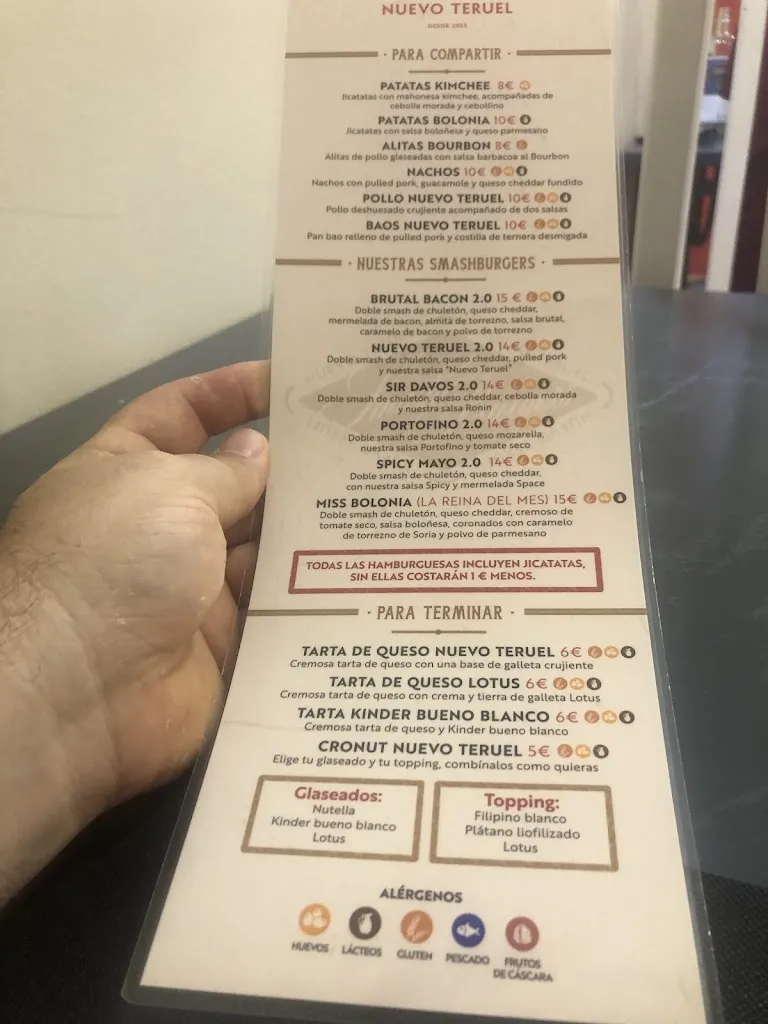 Menu_Nuevo Teruel Smashburgers_Ausejo de la Sierra_image_1