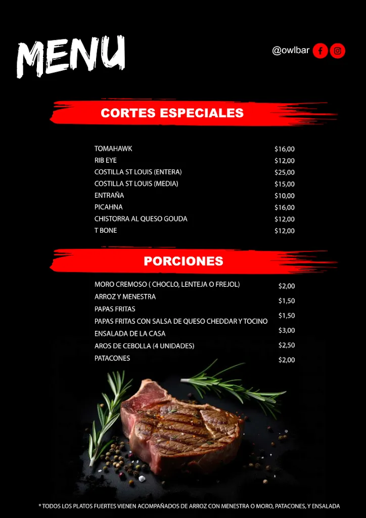 Menu_The Grand Owl Rest Lounge_Arenillas_image_3
