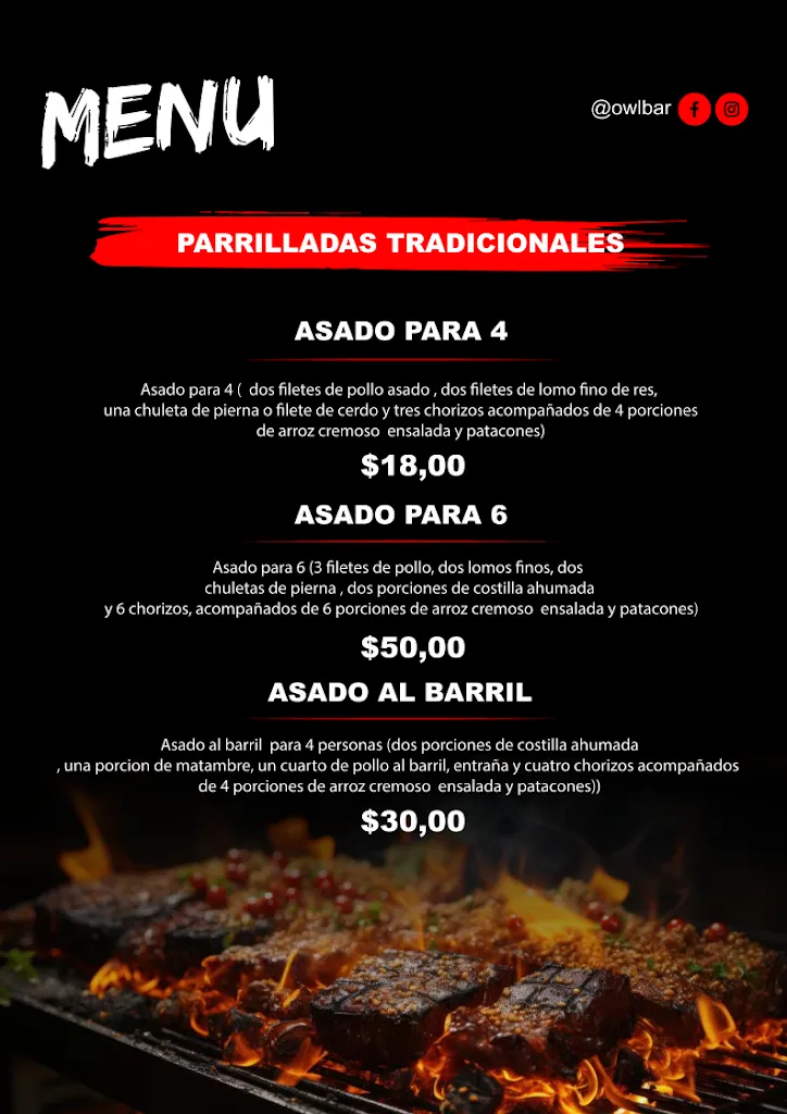 Menu_The Grand Owl Rest Lounge_Arenillas_image_4