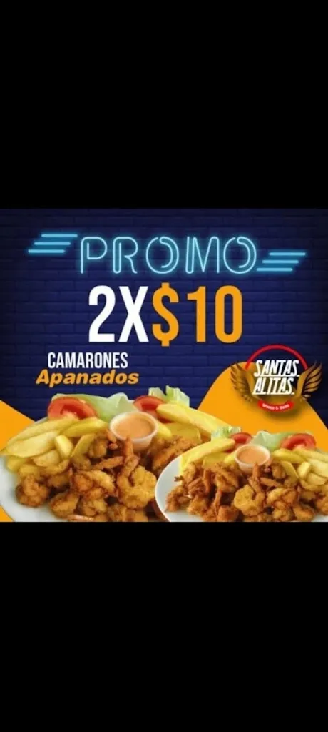 Menu_SANTAS ALITAS_Arenillas_immagine_1