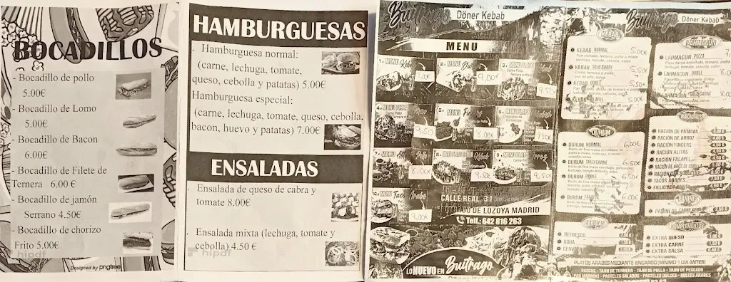 Menu_Donër Kebab Buitrago_Buitrago_image_1