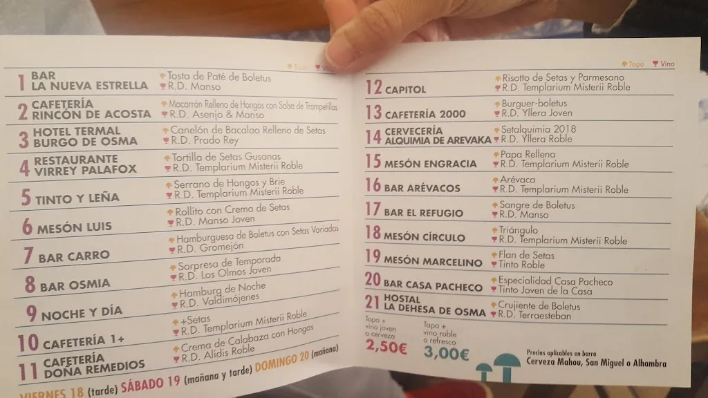 Menu_Mesón Círculo_Burgo de Osma-Ciudad de Osma_immagine_1