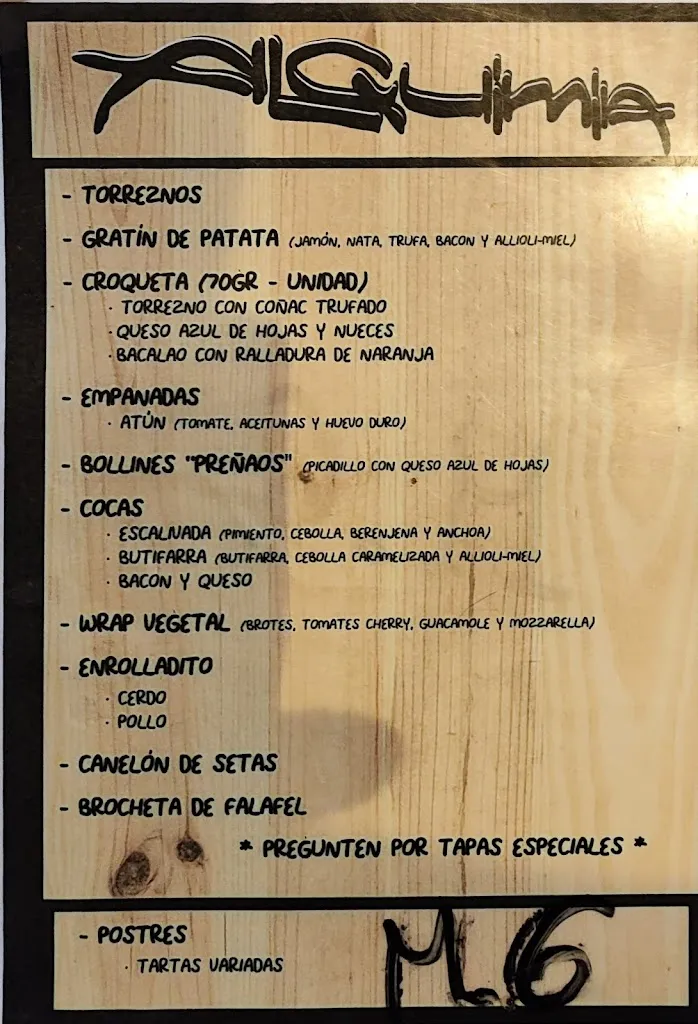 Menu_Cervecería -Bar Alquimia de Arevaka_Burgo de Osma-Ciudad de Osma_immagine_2