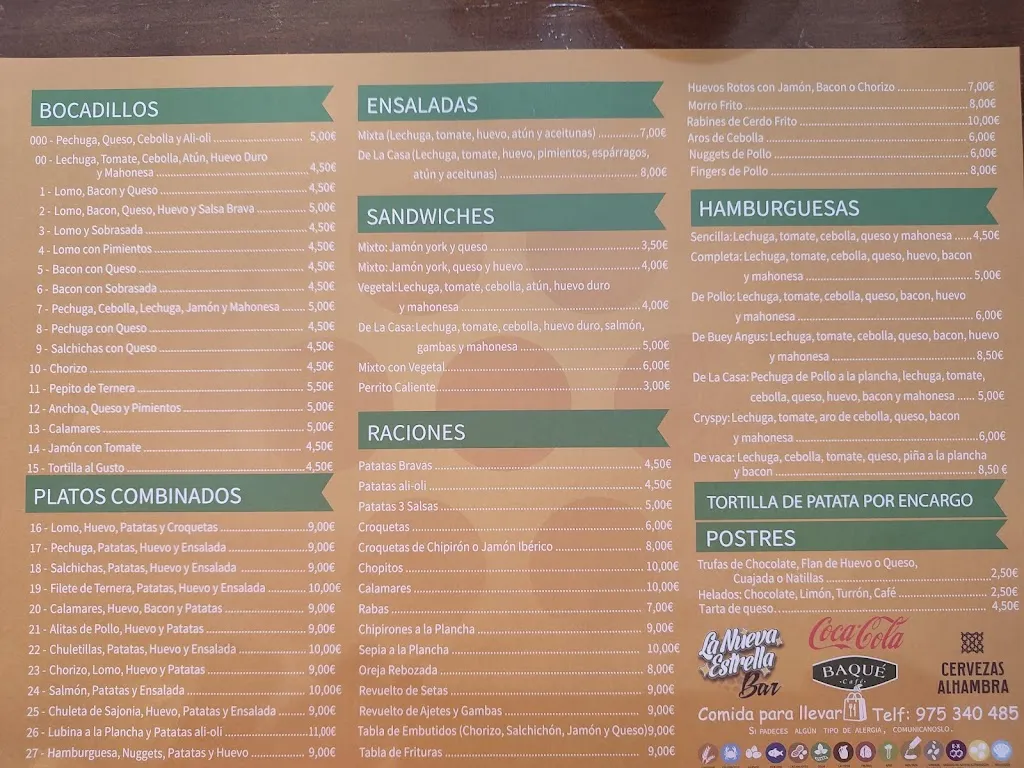 Menu_Bar La Nueva Estación_Burgo de Osma-Ciudad de Osma_image_2